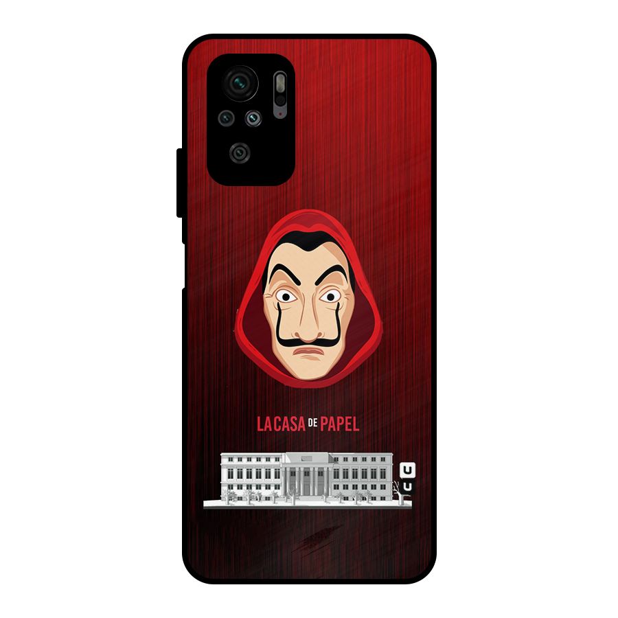 Lacasa Papel Minimalist Metal Back Case for Redmi Note 10