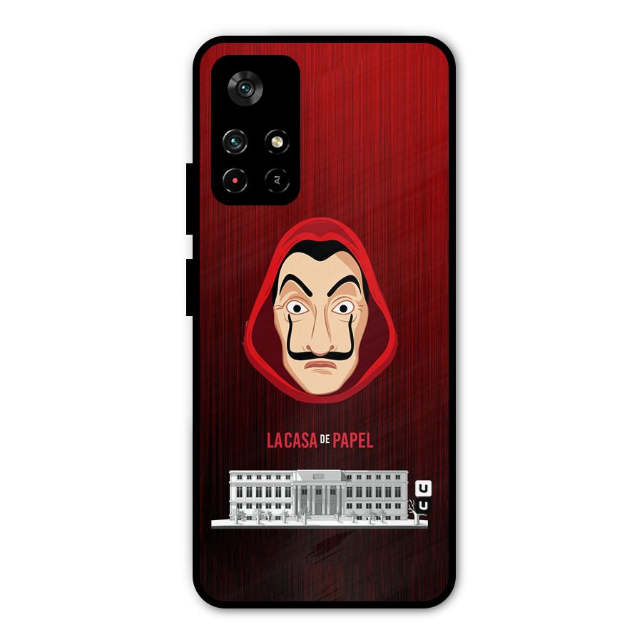 Lacasa Papel Minimalist Metal Back Case for Redmi Note 11T 5G