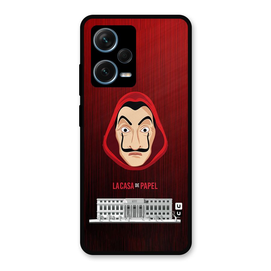 Lacasa Papel Minimalist Metal Back Case for Redmi Note 12 Pro Plus 5G