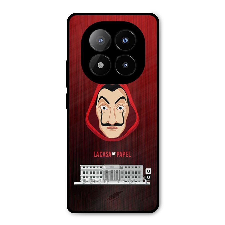 Lacasa Papel Minimalist Metal Back Case for Redmi Note 14 Pro Plus 5G