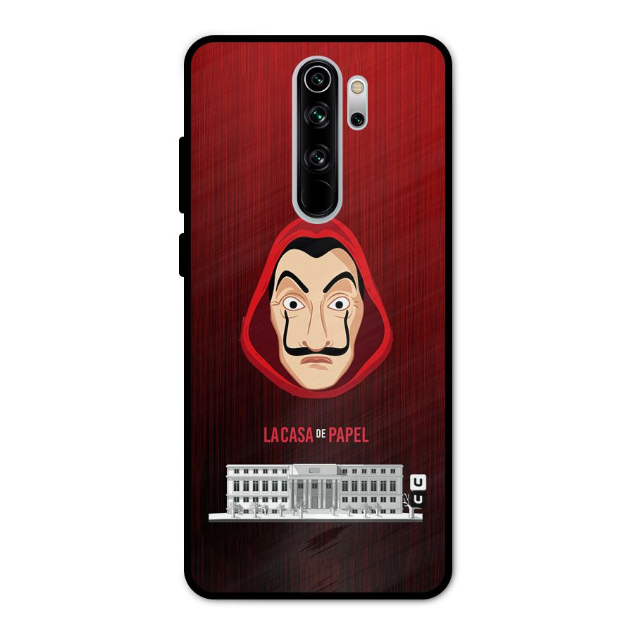 Lacasa Papel Minimalist Metal Back Case for Redmi Note 8 Pro