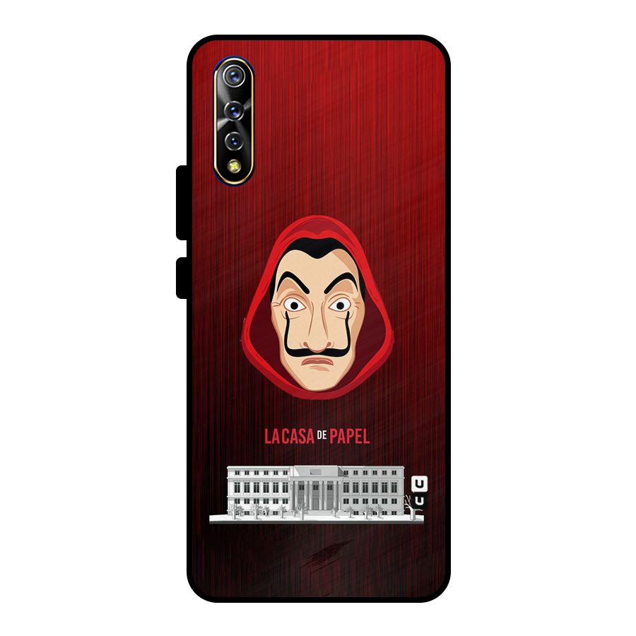 Lacasa Papel Minimalist Metal Back Case for Vivo S1