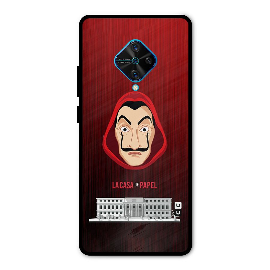 Lacasa Papel Minimalist Metal Back Case for Vivo S1 Pro