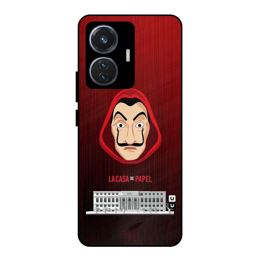 Lacasa Papel Minimalist Metal Back Case for Vivo T1 44W