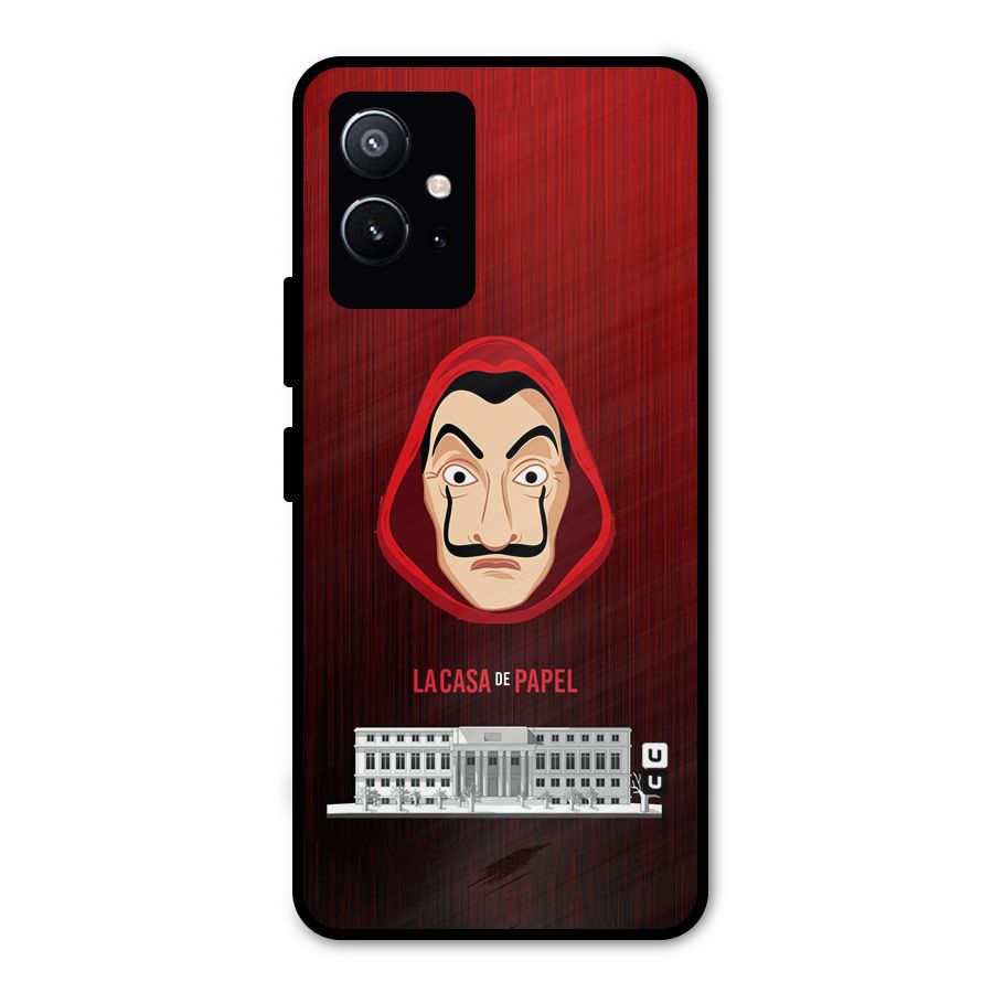 Lacasa Papel Minimalist Metal Back Case for Vivo T1 5G