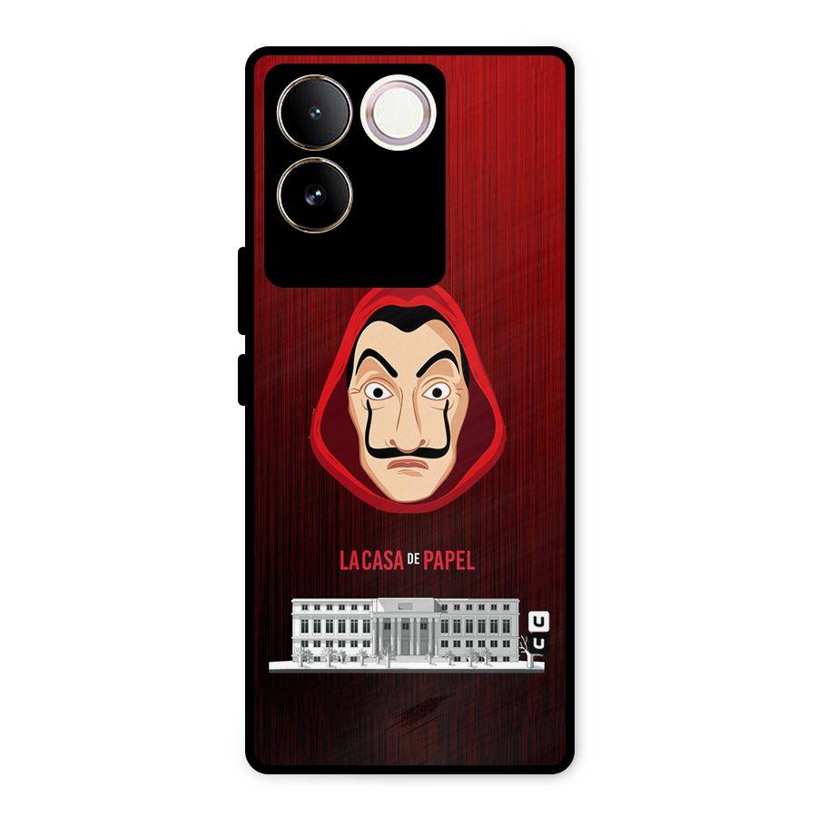Lacasa Papel Minimalist Metal Back Case for Vivo T2 Pro