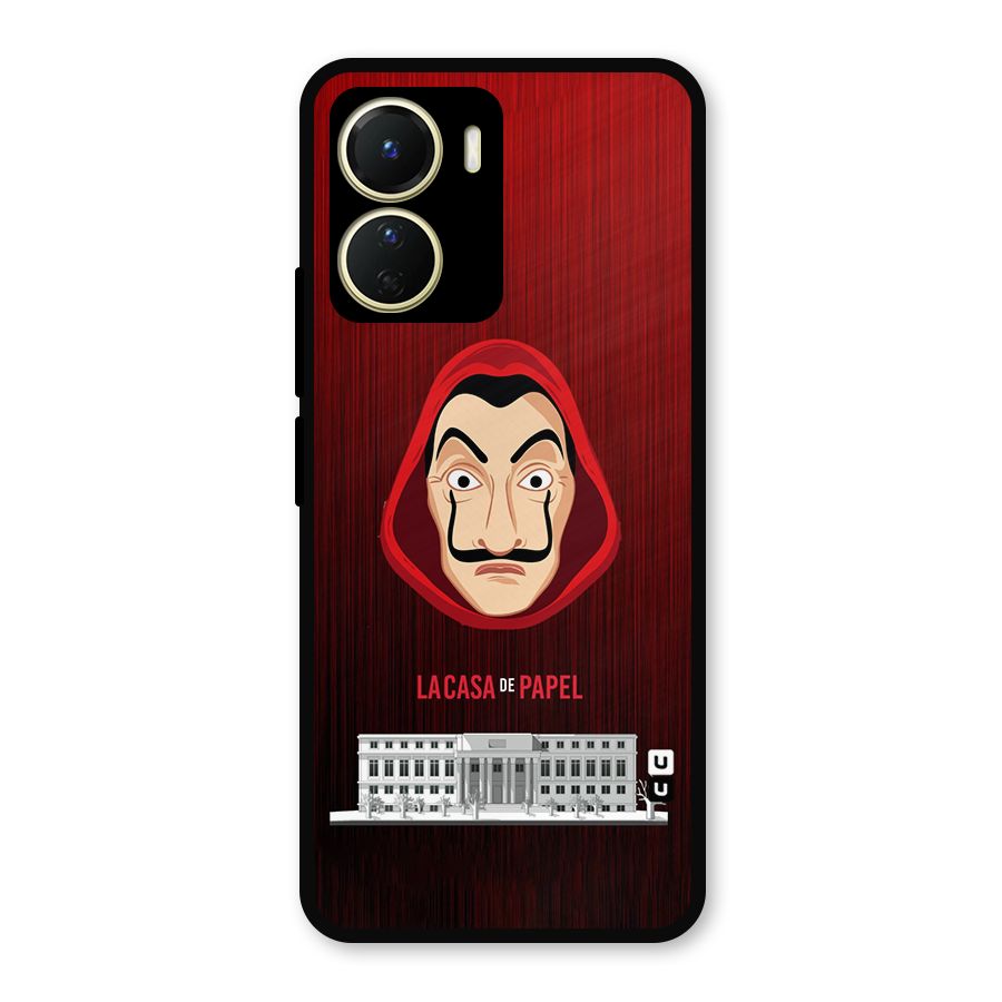 Lacasa Papel Minimalist Metal Back Case for Vivo T2x
