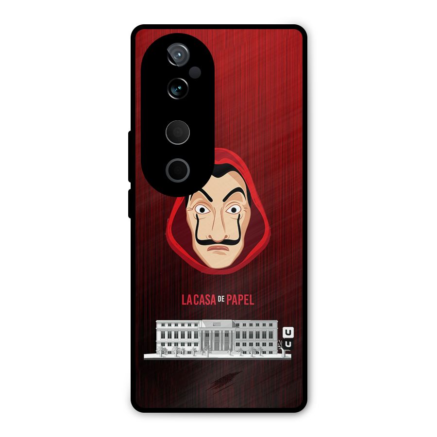 Lacasa Papel Minimalist Metal Back Case for Vivo T3 Ultra