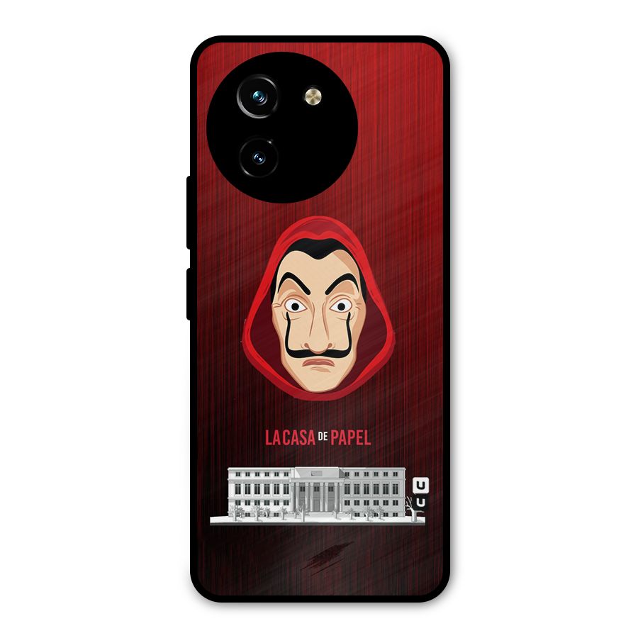 Lacasa Papel Minimalist Metal Back Case for Vivo T3x