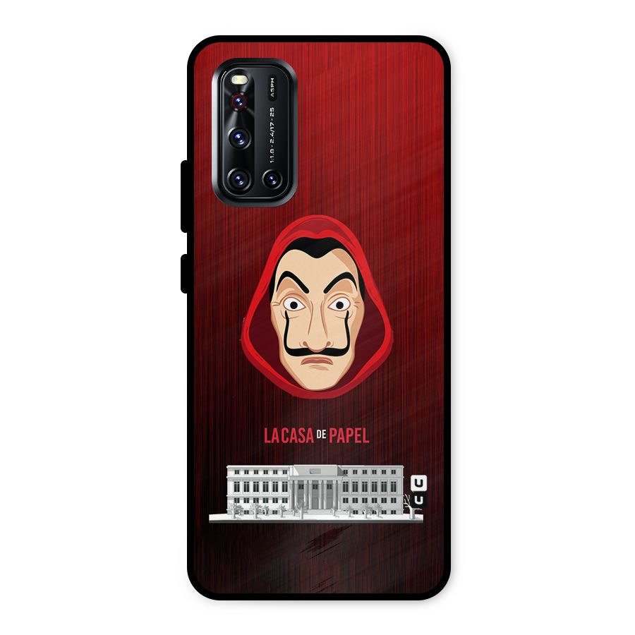 Lacasa Papel Minimalist Metal Back Case for Vivo V19