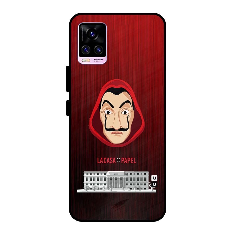 Lacasa Papel Minimalist Metal Back Case for Vivo V20 Pro