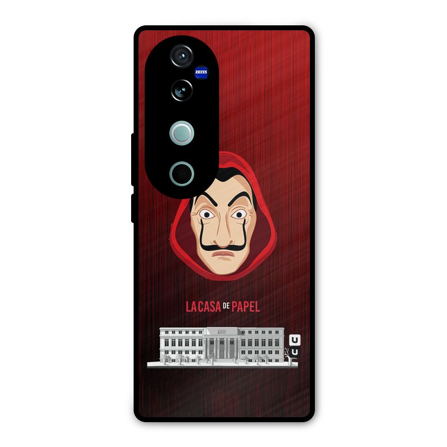 Lacasa Papel Minimalist Metal Back Case for Vivo V40