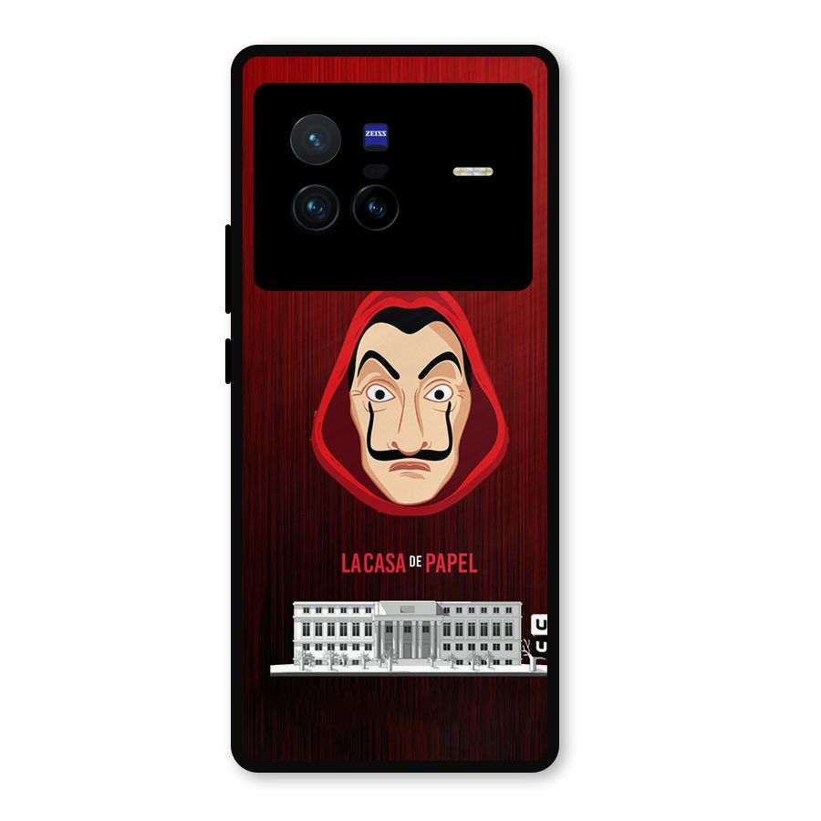 Lacasa Papel Minimalist Metal Back Case for Vivo X80