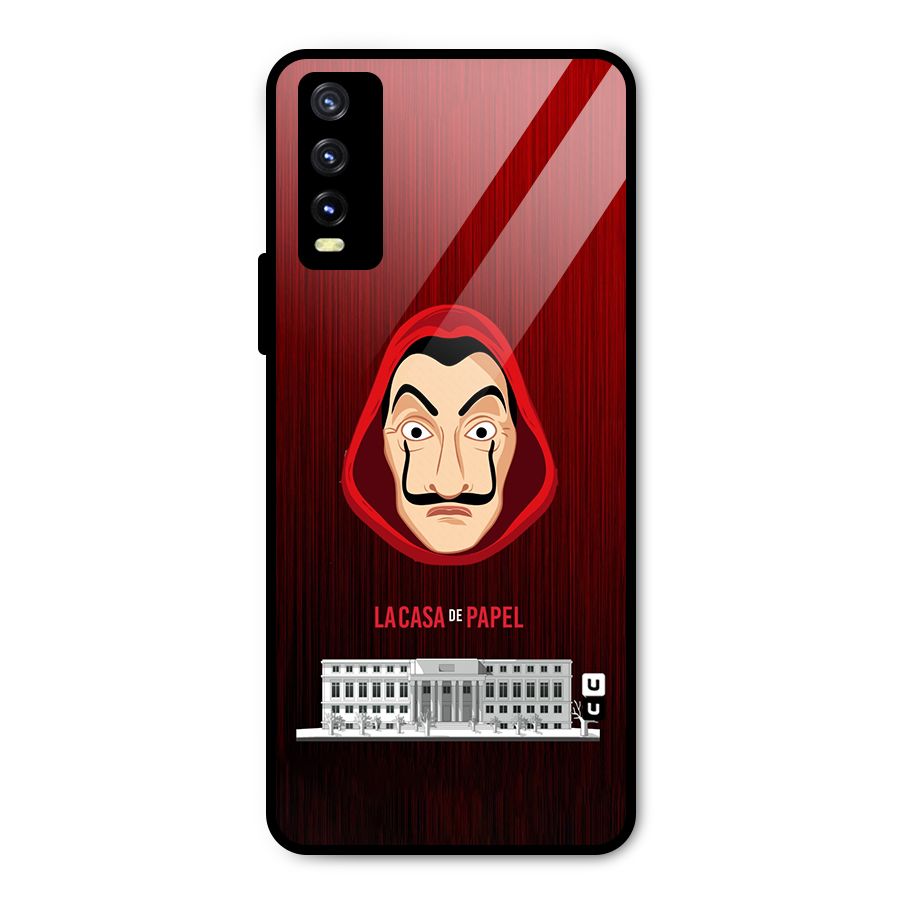 Lacasa Papel Minimalist Metal Back Case for Vivo Y20g