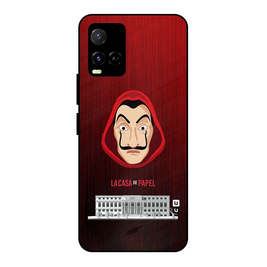 Lacasa Papel Minimalist Metal Back Case for Vivo Y21A
