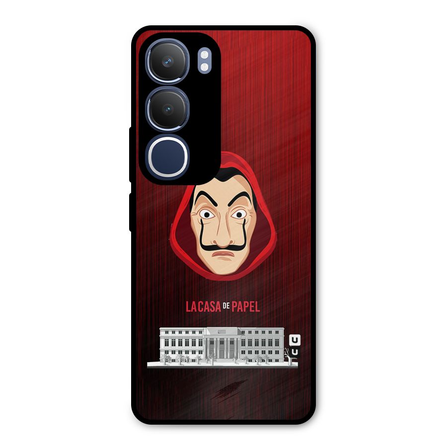 Lacasa Papel Minimalist Metal Back Case for Vivo Y29