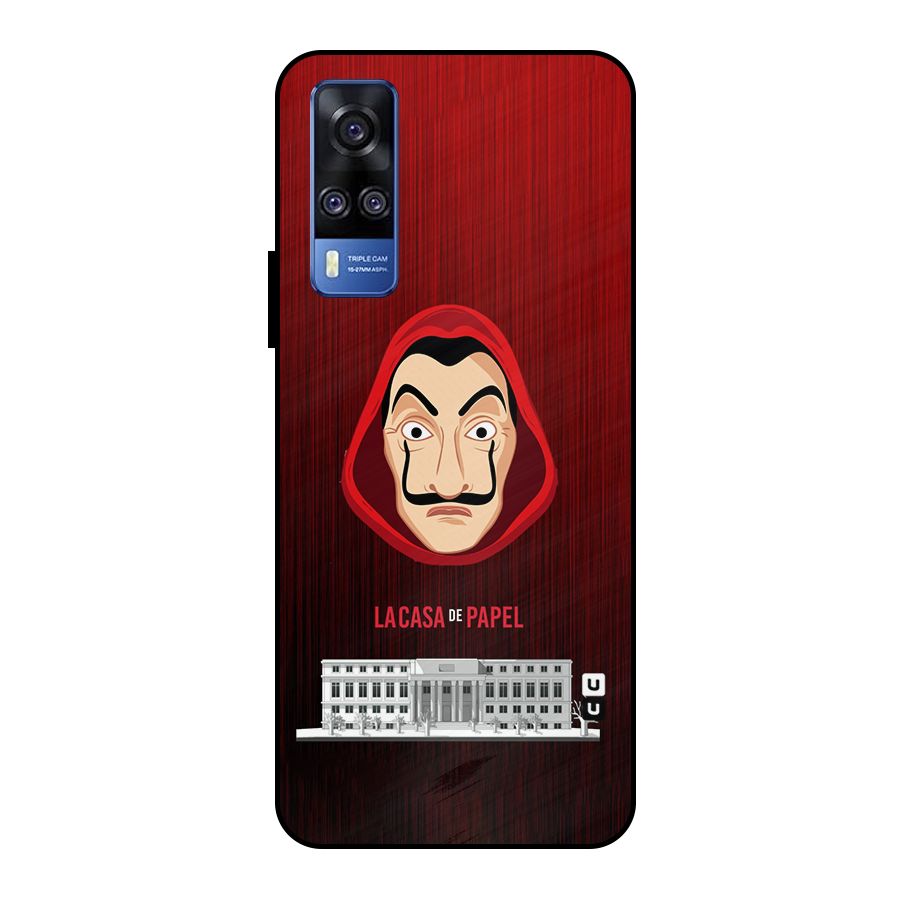 Lacasa Papel Minimalist Metal Back Case for Vivo Y51