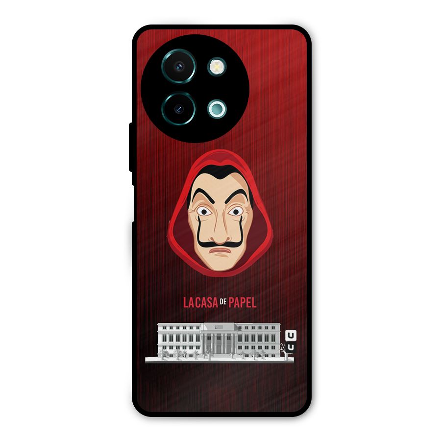 Lacasa Papel Minimalist Metal Back Case for Vivo Y58