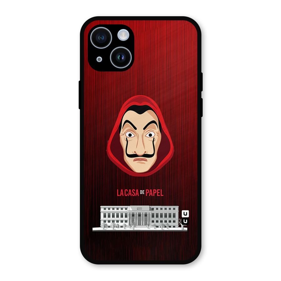 Lacasa Papel Minimalist Metal Back Case for iPhone 14