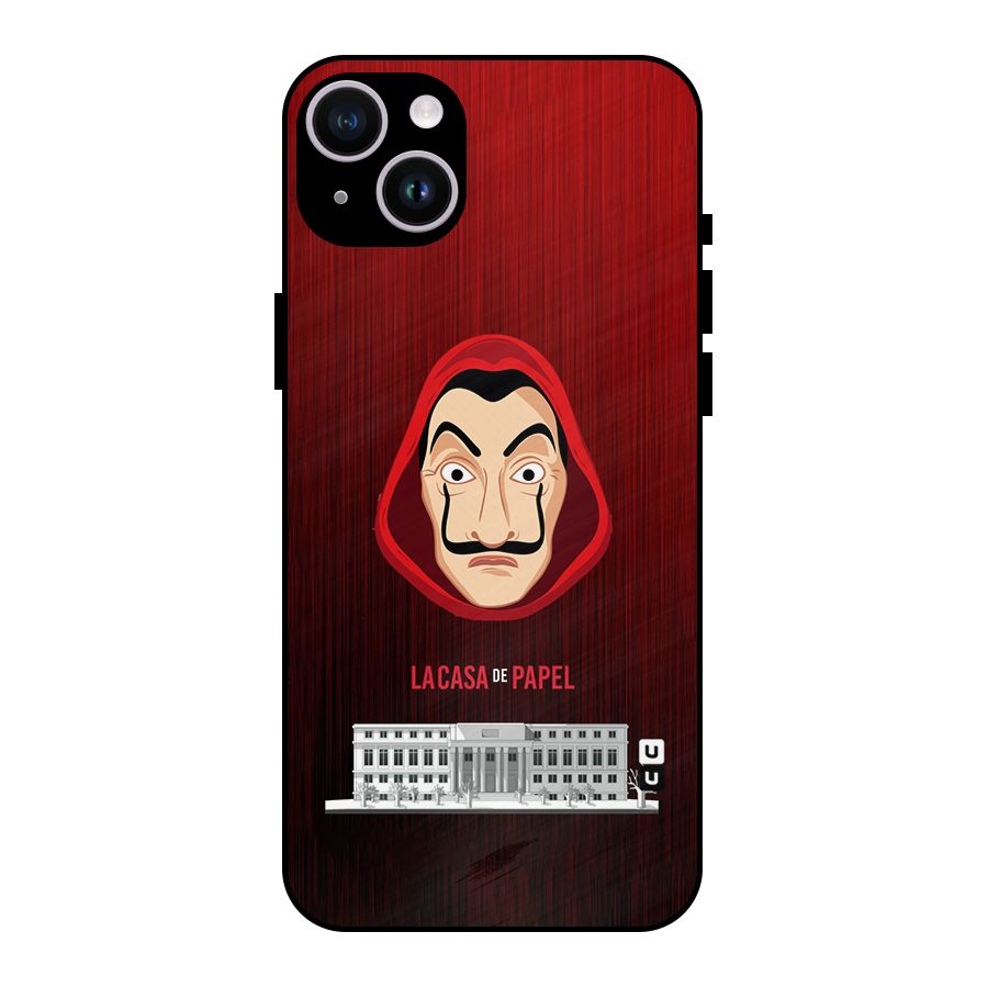 Lacasa Papel Minimalist Metal Back Case for iPhone 14 Plus