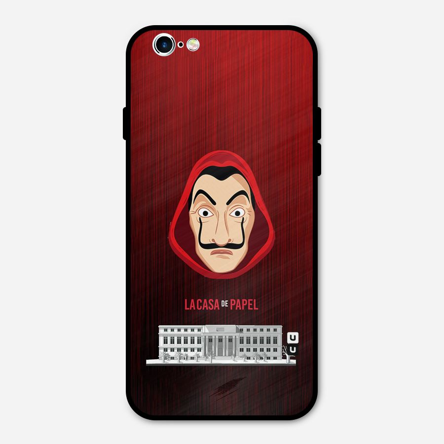 Lacasa Papel Minimalist Metal Back Case for iPhone 6 6s