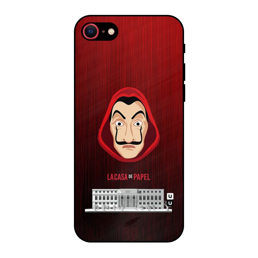 Lacasa Papel Minimalist Metal Back Case for iPhone SE 2020