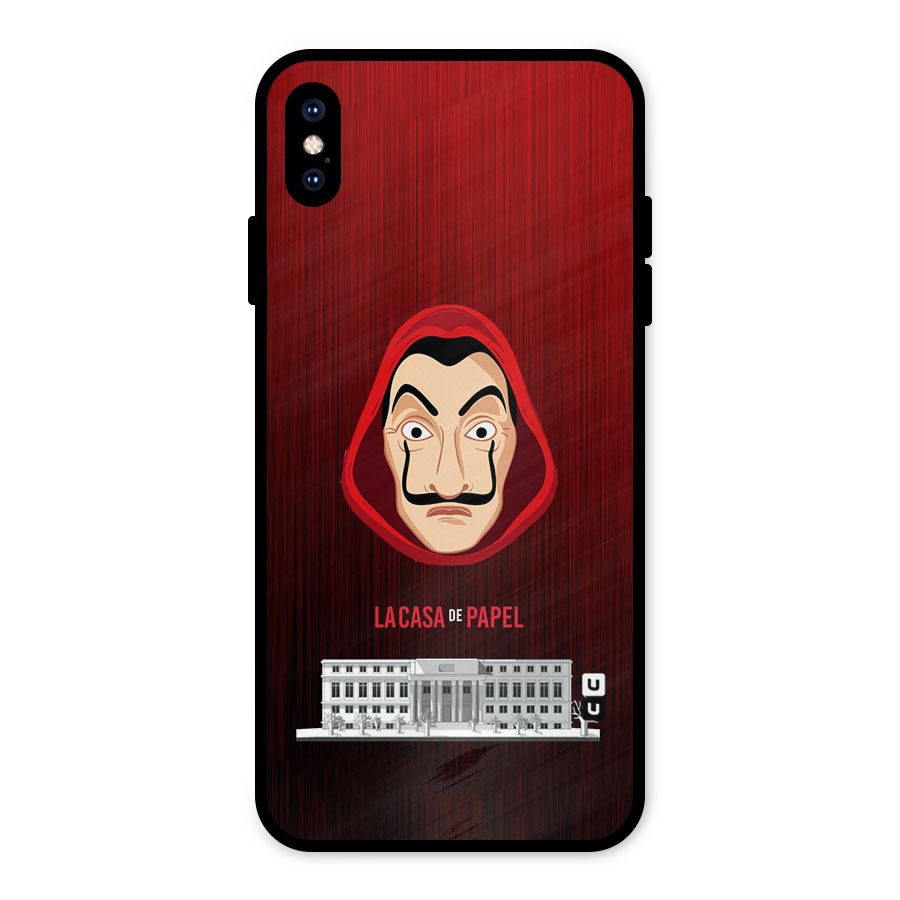 Lacasa Papel Minimalist Metal Back Case for iPhone XS Max