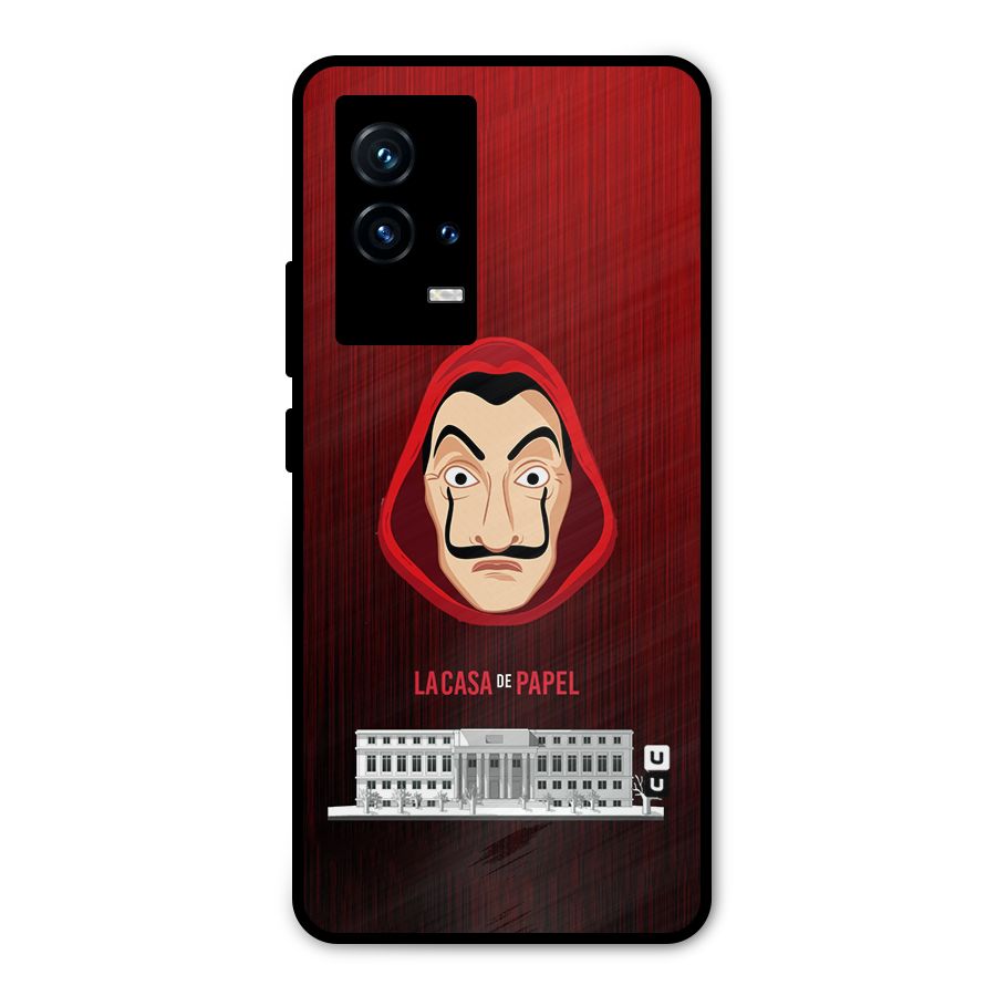 Lacasa Papel Minimalist Metal Back Case for iQOO 9 5G