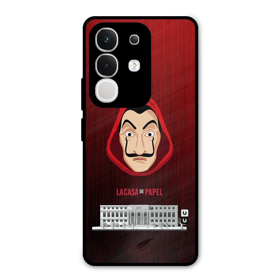 Lacasa Papel Minimalist Metal Back Case for iQOO Z10x
