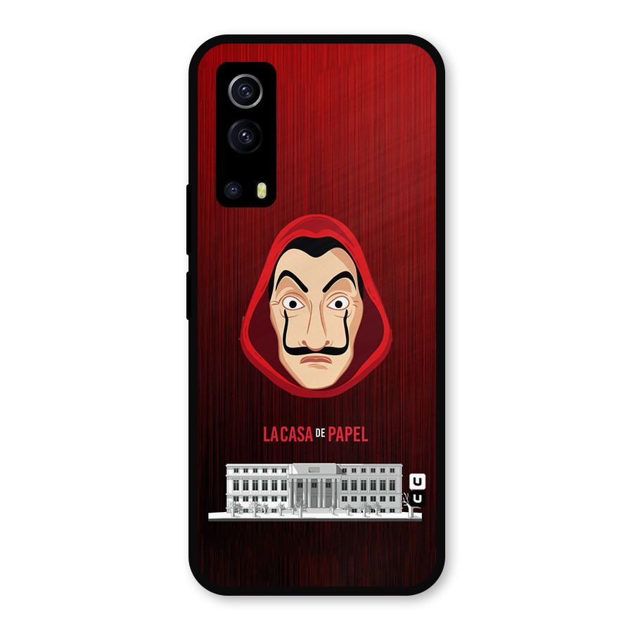 Lacasa Papel Minimalist Metal Back Case for iQOO Z3