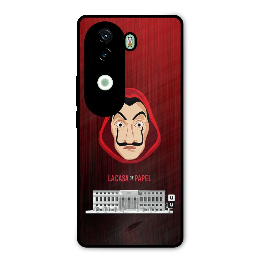 Lacasa Papel Minimalist Metal Back Case for iQOO Z9s