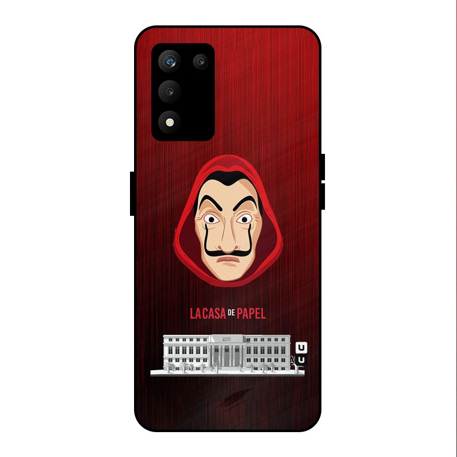 Lacasa Papel Minimalist Metal Back Case for realme 9 5G SE