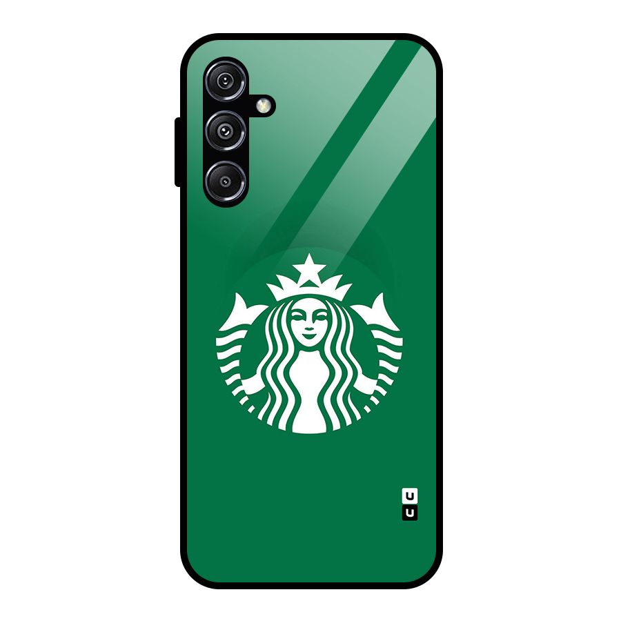 Lady StarBucks Glass Back Case for Galaxy M34 5G