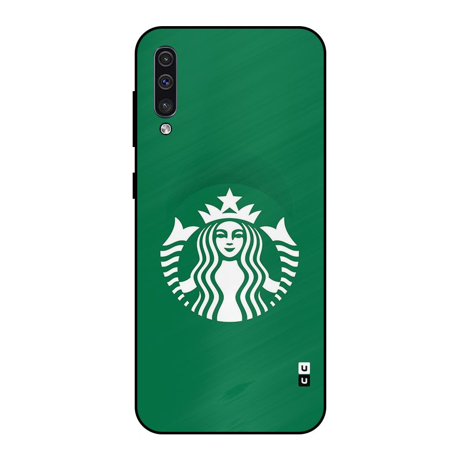 Lady StarBucks Metal Back Case for Galaxy A30s