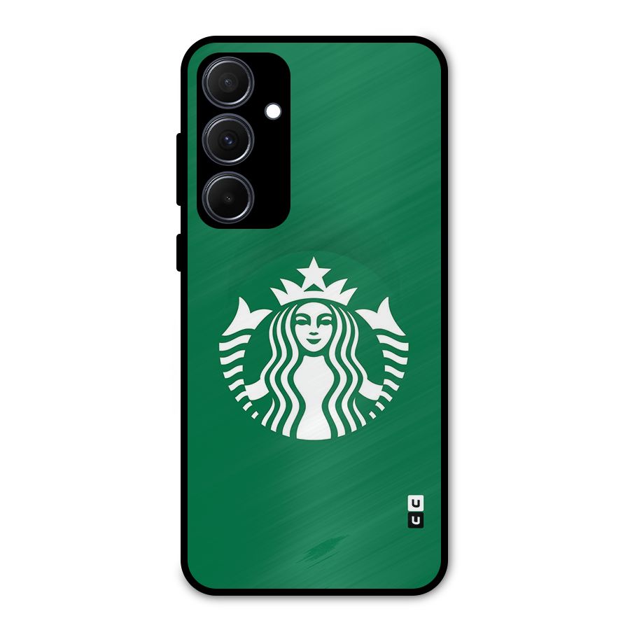 Lady StarBucks Metal Back Case for Galaxy A35