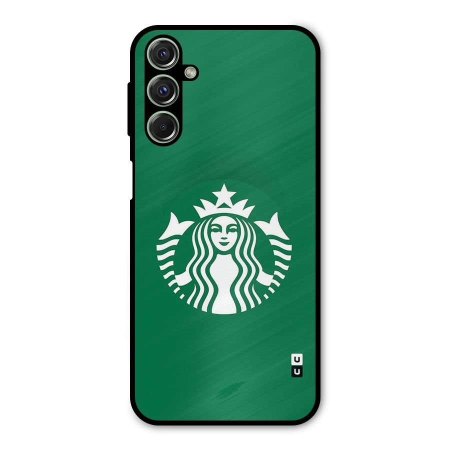 Lady StarBucks Metal Back Case for Galaxy F34