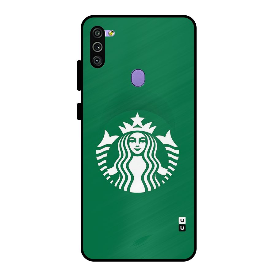 Lady StarBucks Metal Back Case for Galaxy M11