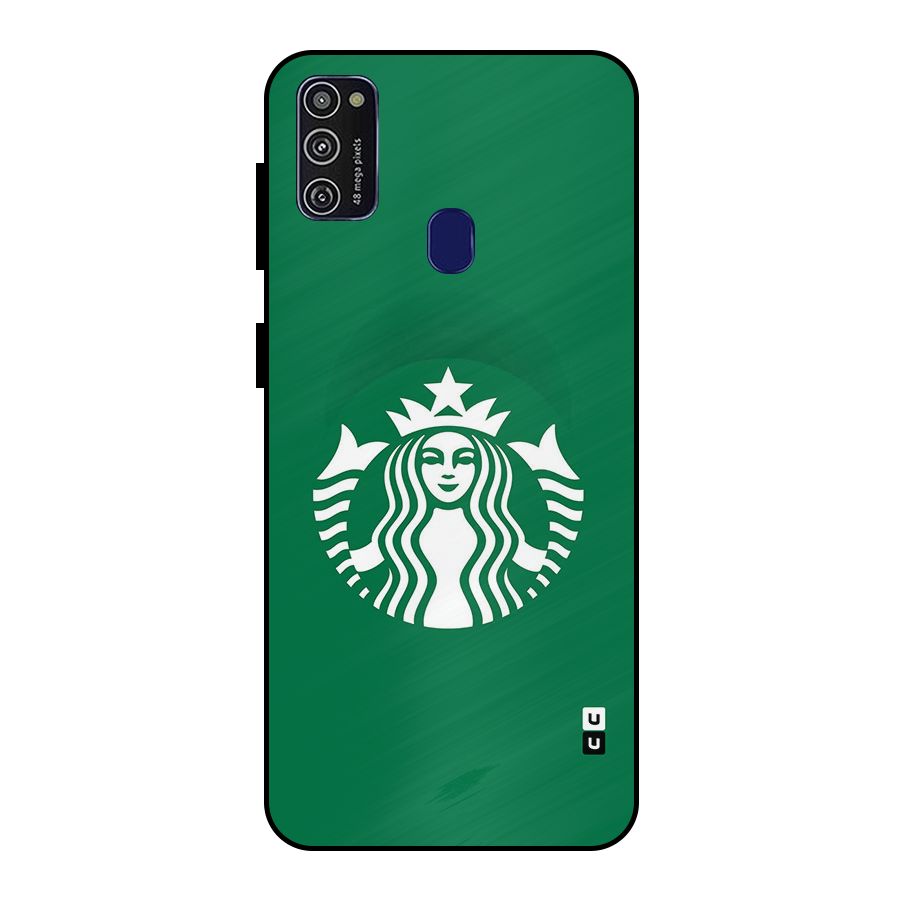 Lady StarBucks Metal Back Case for Galaxy M21