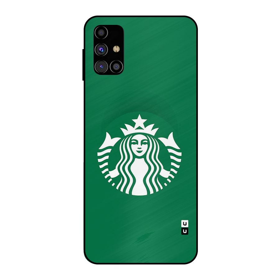 Lady StarBucks Metal Back Case for Galaxy M31s