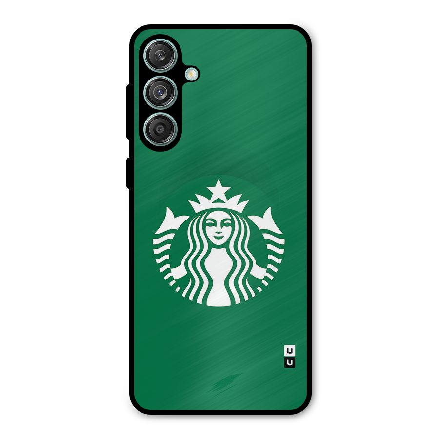 Lady StarBucks Metal Back Case for Galaxy M55 5G