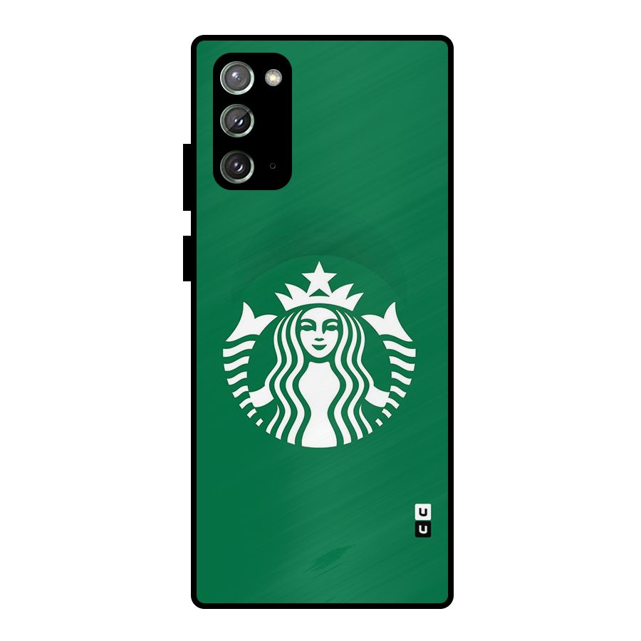 Lady StarBucks Metal Back Case for Galaxy Note 20