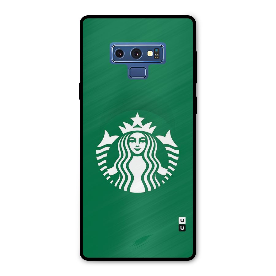 Lady StarBucks Metal Back Case for Galaxy Note 9