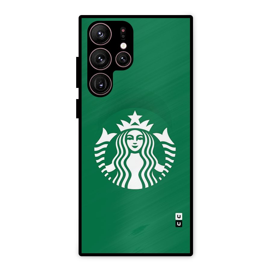 Lady StarBucks Metal Back Case for Galaxy S22 Ultra 5G