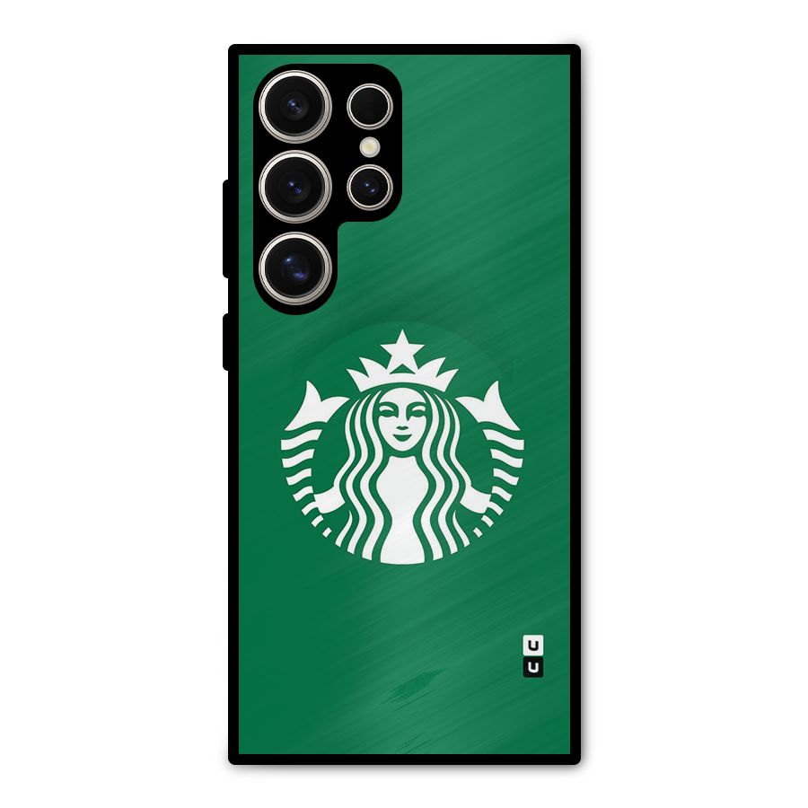 Lady StarBucks Metal Back Case for Galaxy S24 Ultra