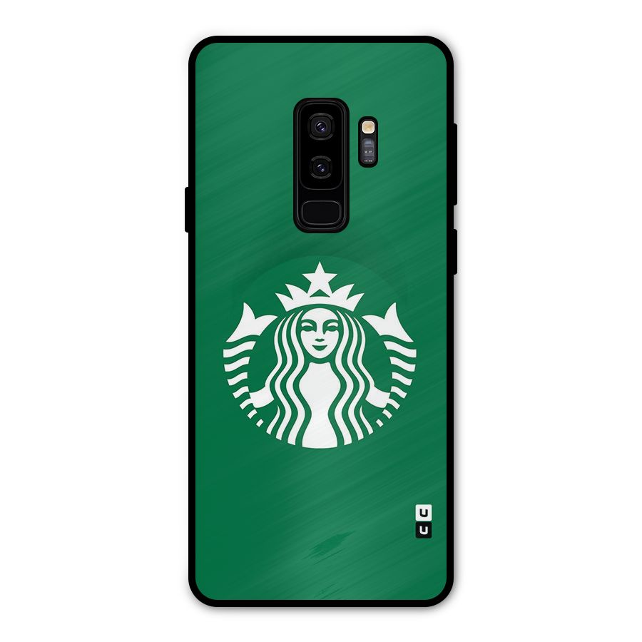 Lady StarBucks Metal Back Case for Galaxy S9 Plus