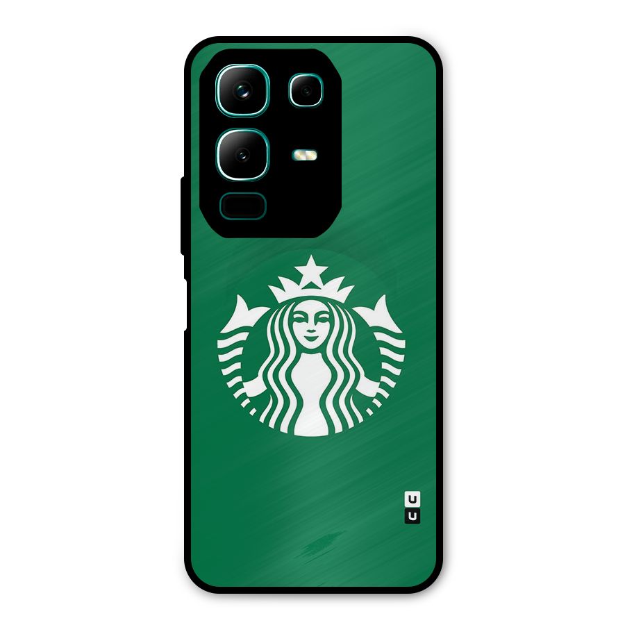 Lady StarBucks Metal Back Case for Infinix Note 50x