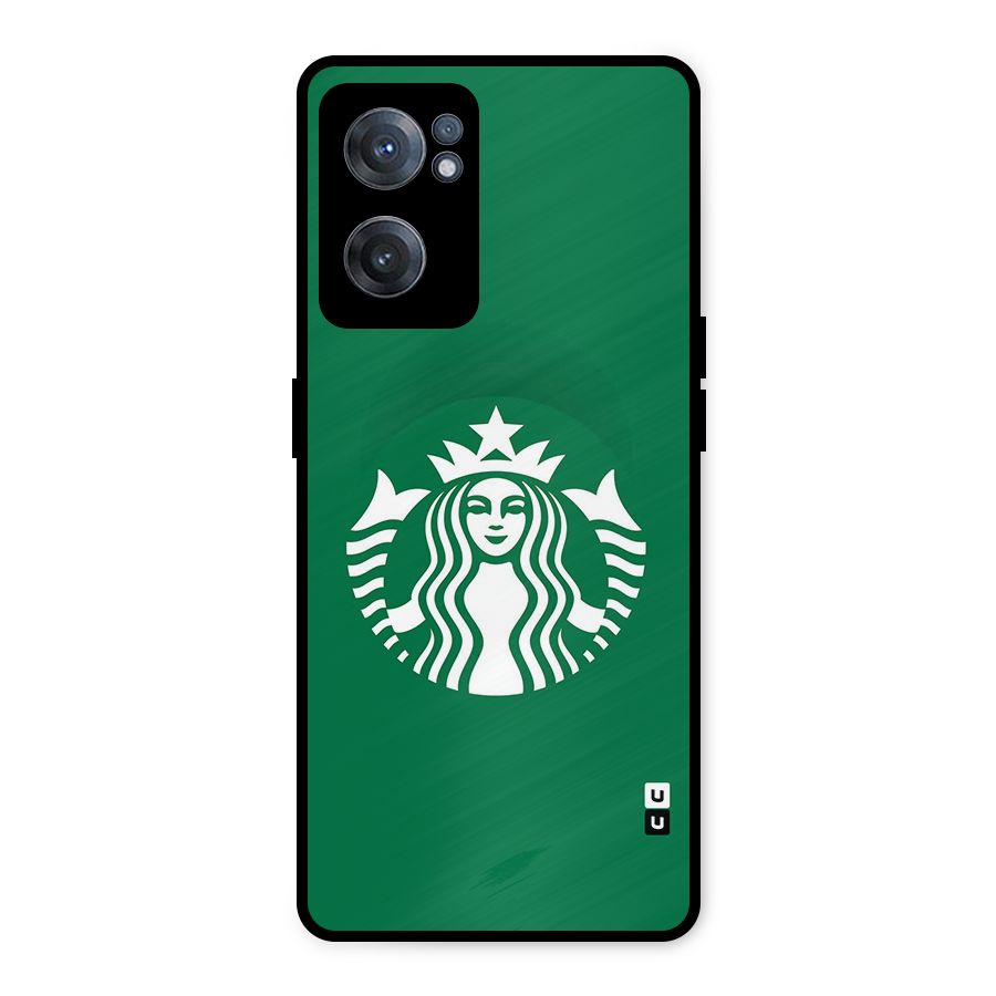 Lady StarBucks Metal Back Case for OnePlus Nord CE 2 5G