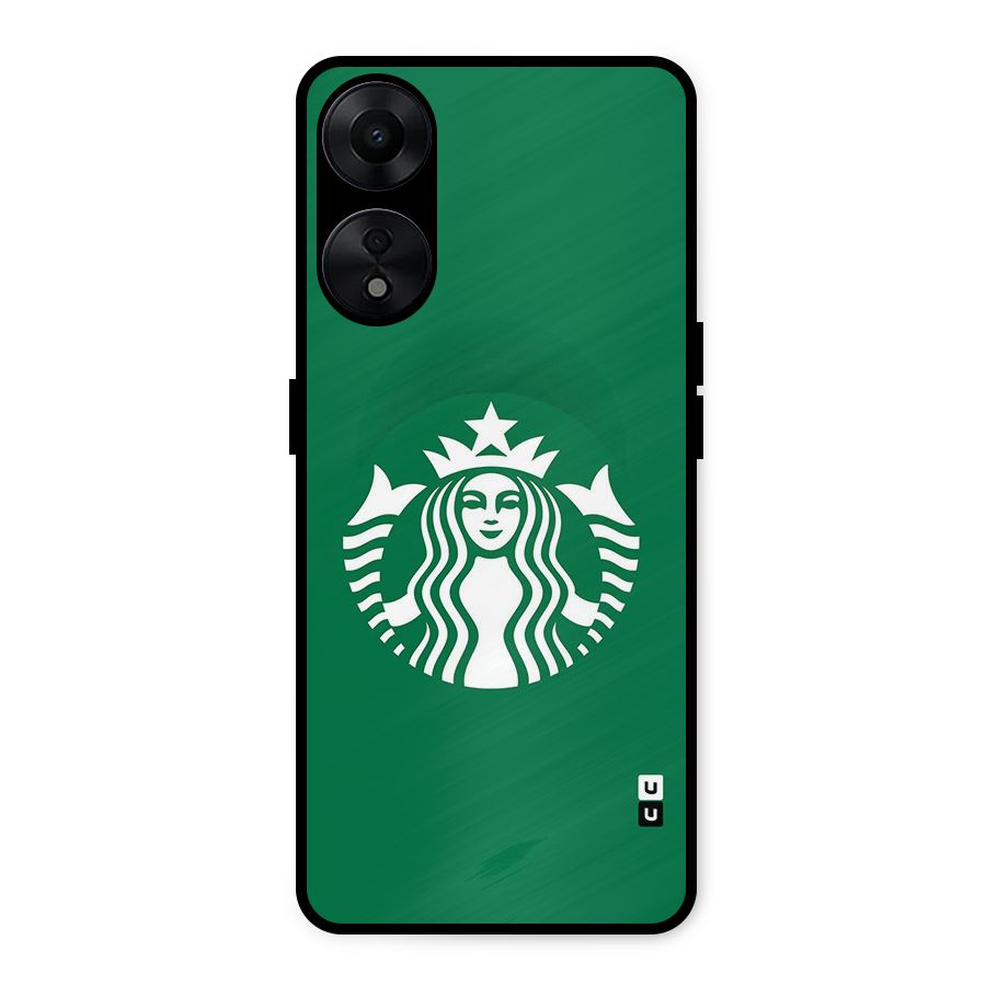 Lady StarBucks Metal Back Case for Oppo A78 5G