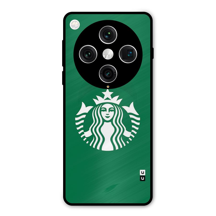 Lady StarBucks Metal Back Case for Oppo Find X8 Pro
