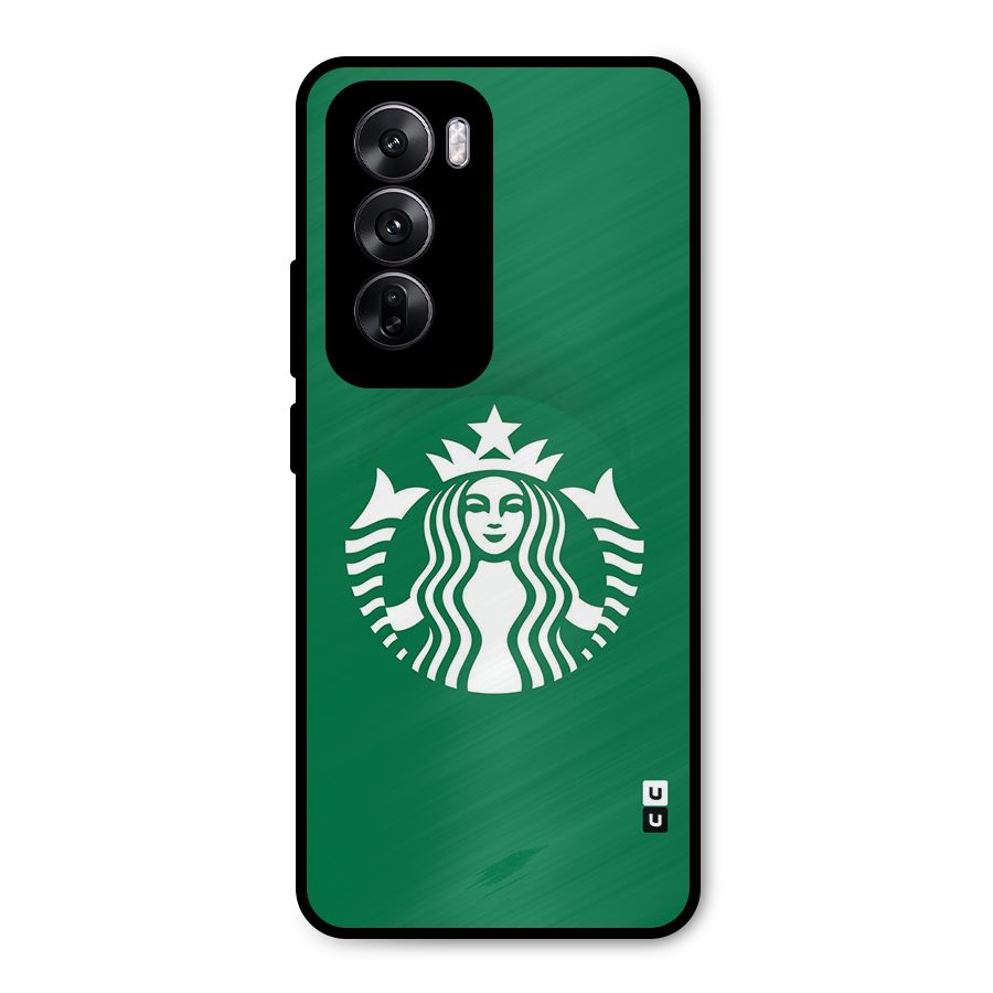 Lady StarBucks Metal Back Case for Oppo Reno12